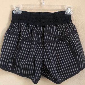 Lululemon 4 way tracker shorts.